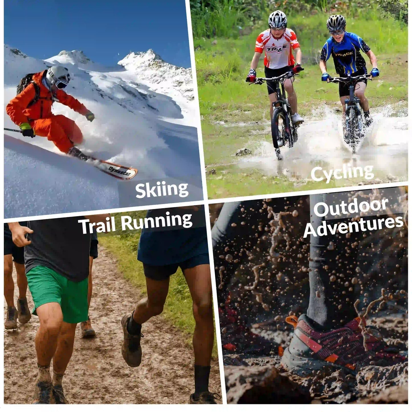 Unisex Crew Waterproof Socks - Ocean Blue