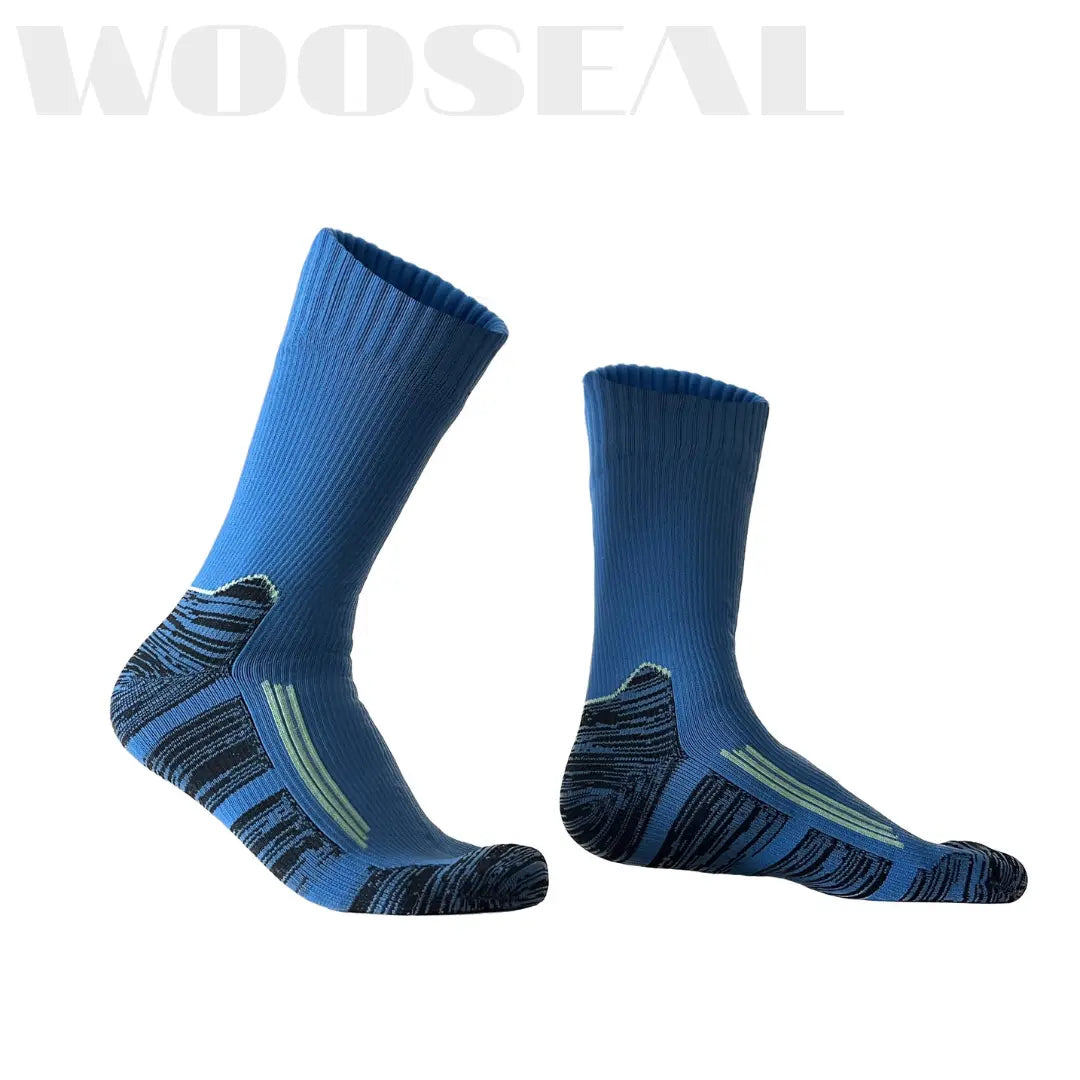 Unisex Crew Waterproof Socks - Ocean Blue