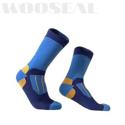 Unisex Crew Waterproof Socks - Blue