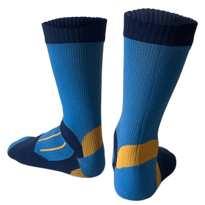 Unisex Crew Waterproof Socks - Blue