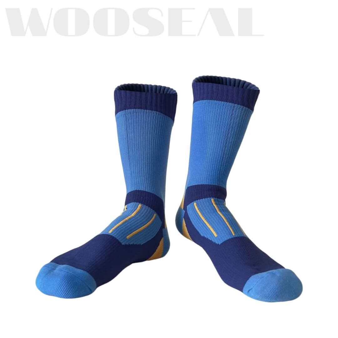 Unisex Crew Waterproof Socks - Blue