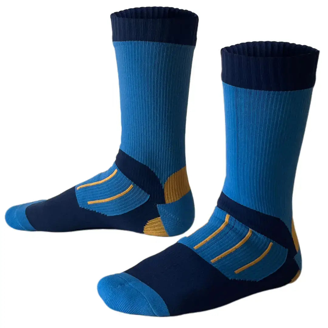 Unisex Crew Waterproof Socks - Blue