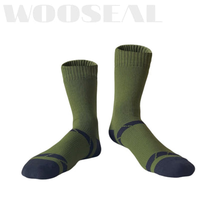 Unisex Crew Waterproof Socks - Green