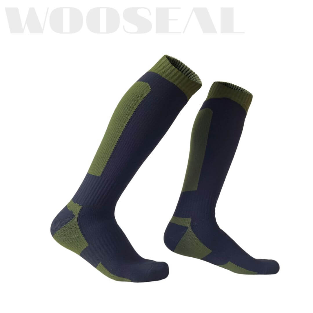 Unisex Knee High Waterproof Socks – Green