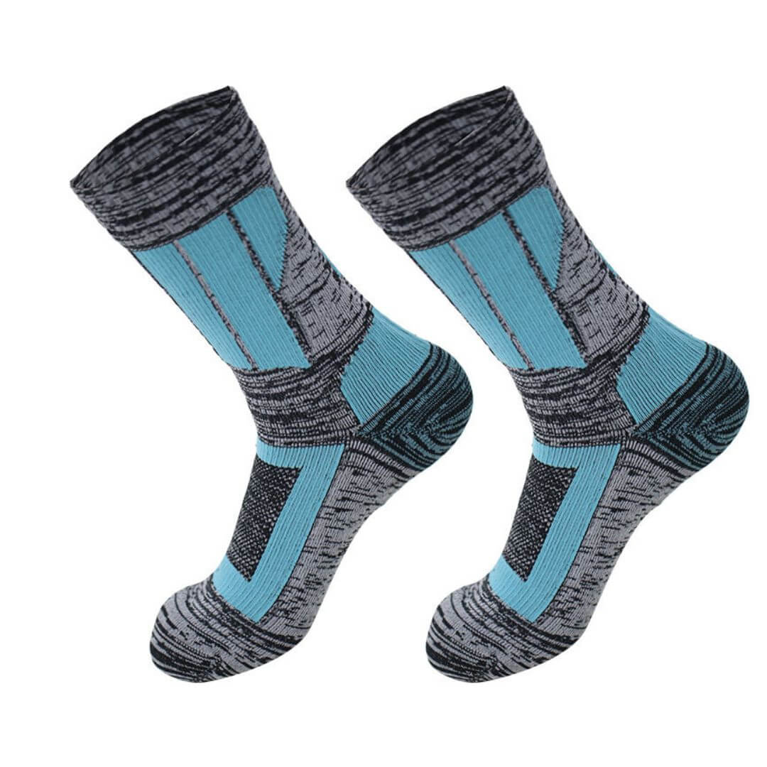 Unisex Crew Waterproof Socks - Colorblock