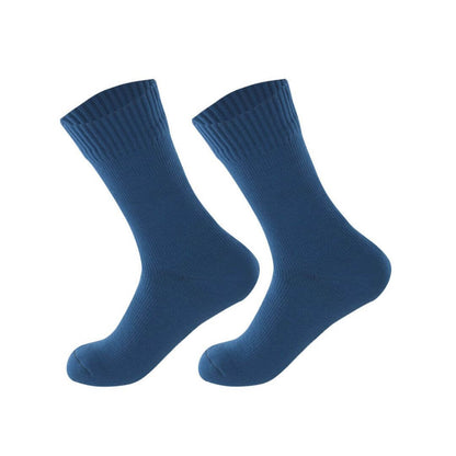 Unisex Crew Waterproof Socks - Solid Color
