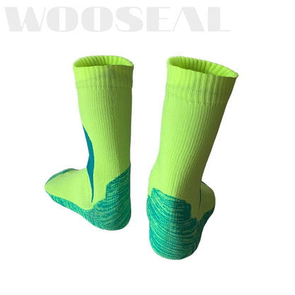 Unisex Crew Waterproof Socks - Lemon Green