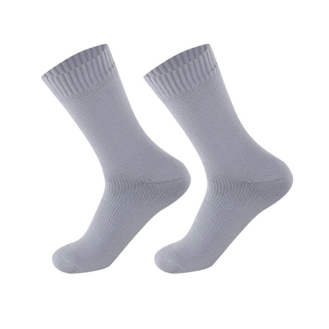 Unisex Crew Waterproof Socks - Solid Color