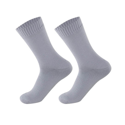 Unisex Crew Waterproof Socks - Solid Color