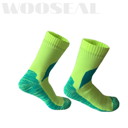 Unisex Crew Waterproof Socks - Lemon Green