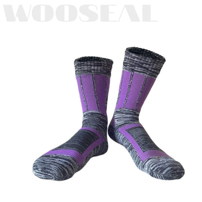 Unisex Crew Waterproof Socks - Purple