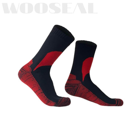 Unisex Crew Waterproof Socks - Red