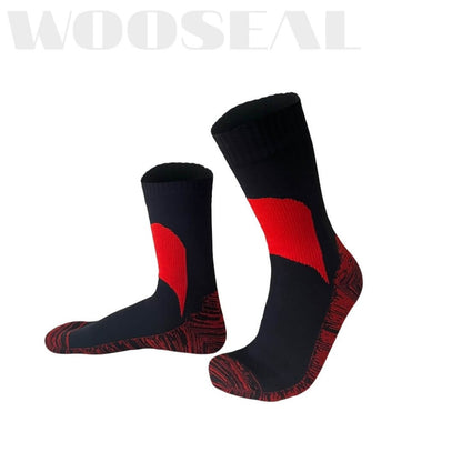 Unisex Crew Waterproof Socks - Red