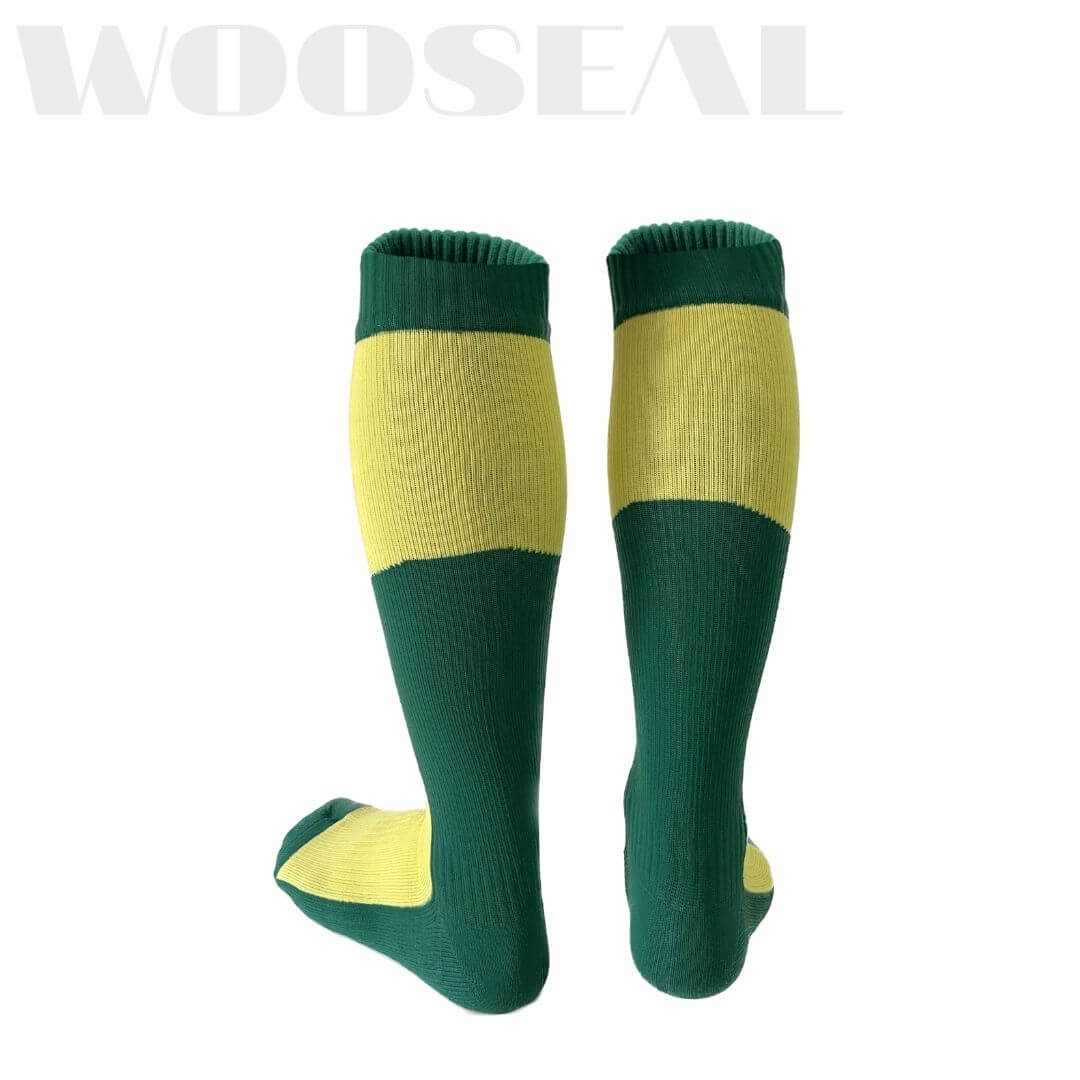 Unisex Knee High Waterproof Socks – Yellow & Green