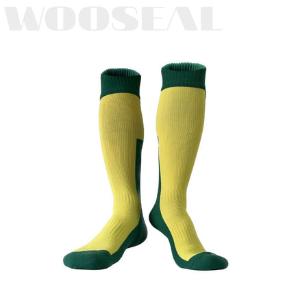 Unisex Knee High Waterproof Socks – Yellow & Green