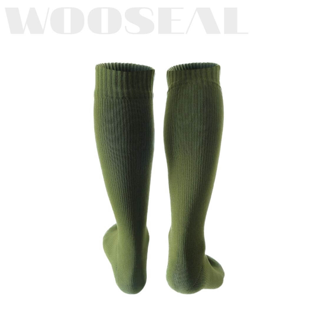 Unisex Knee High Waterproof Socks -Grass Green