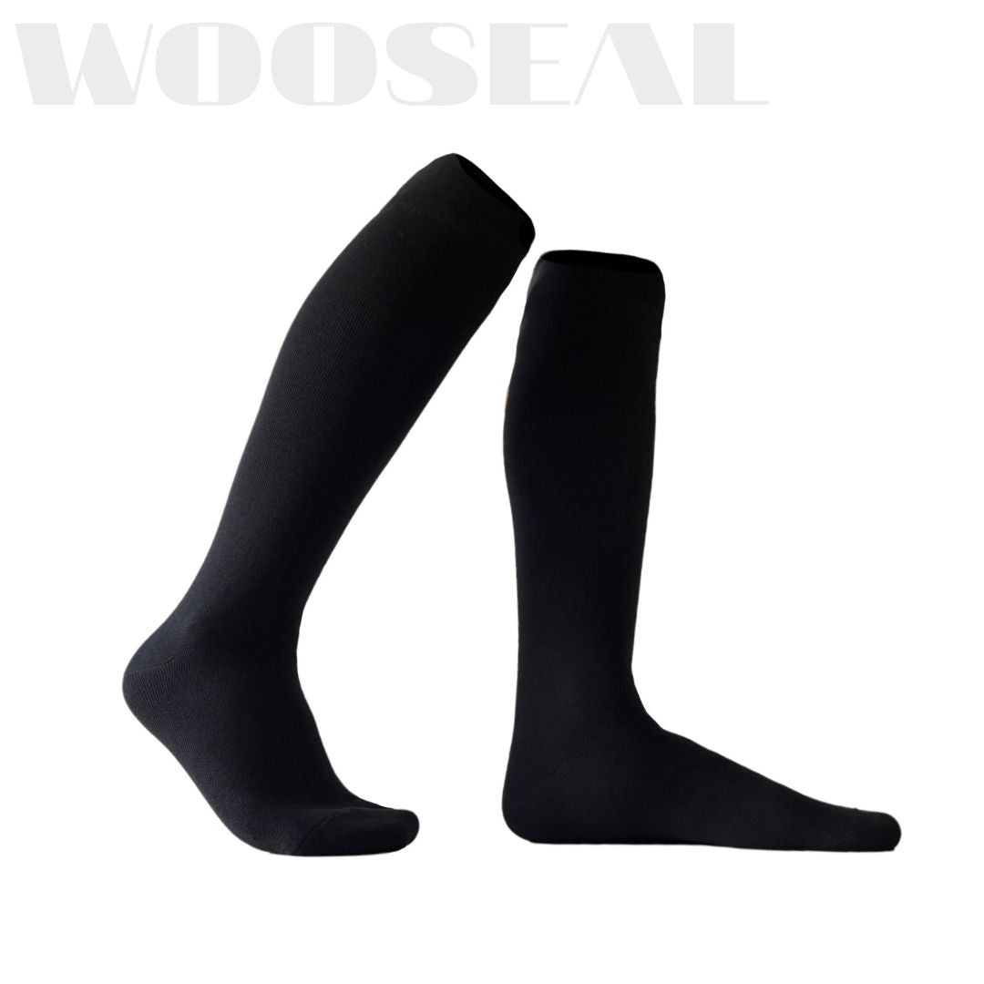 Unisex Knee High Waterproof Socks - Black
