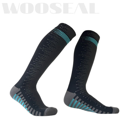 Unisex Knee High Waterproof Socks – Blue