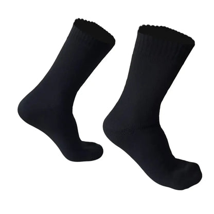Unisex Crew Waterproof Socks - Black