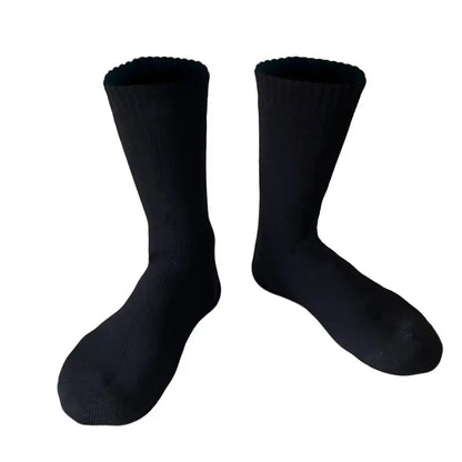 Unisex Crew Waterproof Socks - Black