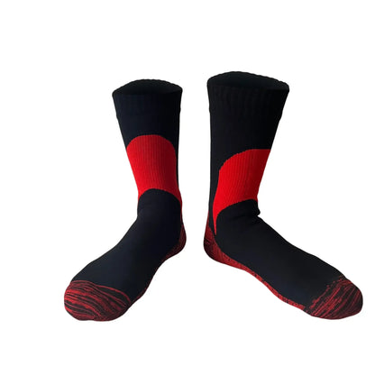 Unisex Crew Waterproof Socks - Red