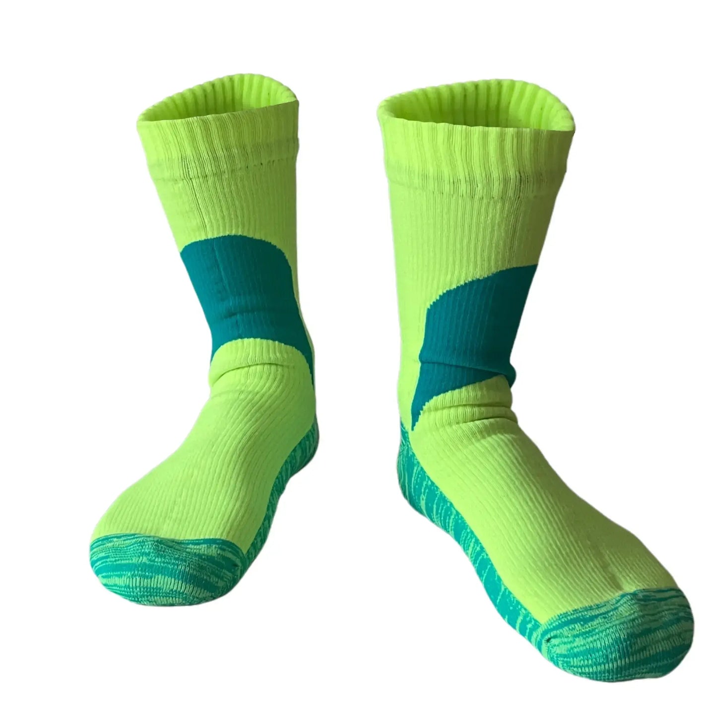 Unisex Crew Waterproof Socks - Lemon Green