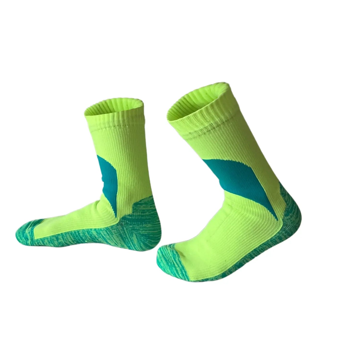 Unisex Crew Waterproof Socks - Lemon Green
