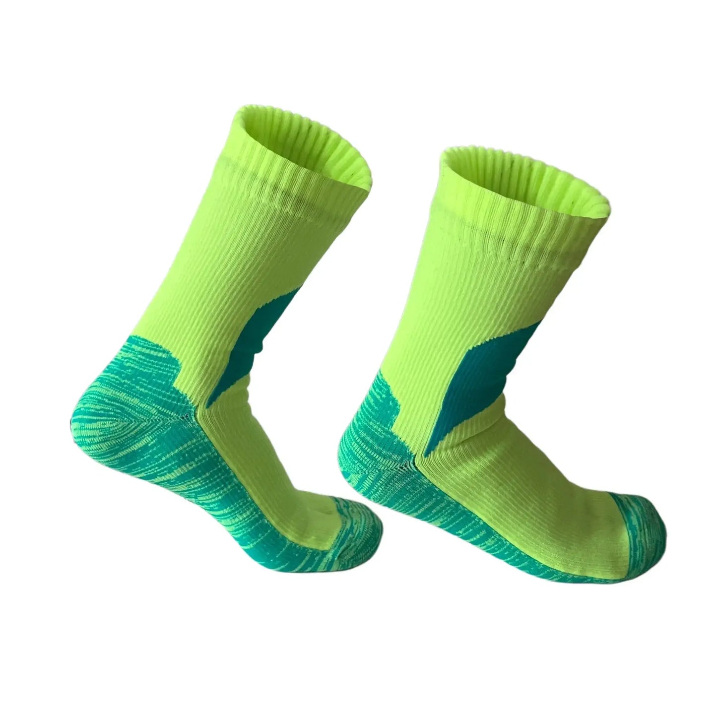 Unisex Crew Waterproof Socks - Lemon Green