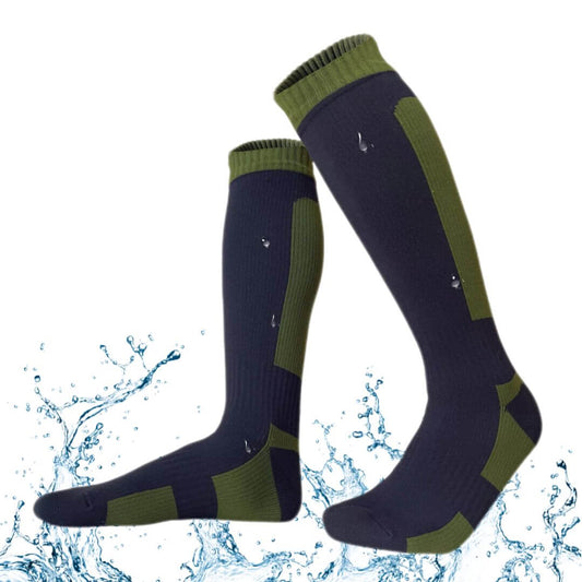 Unisex Knee High Waterproof Socks – Green
