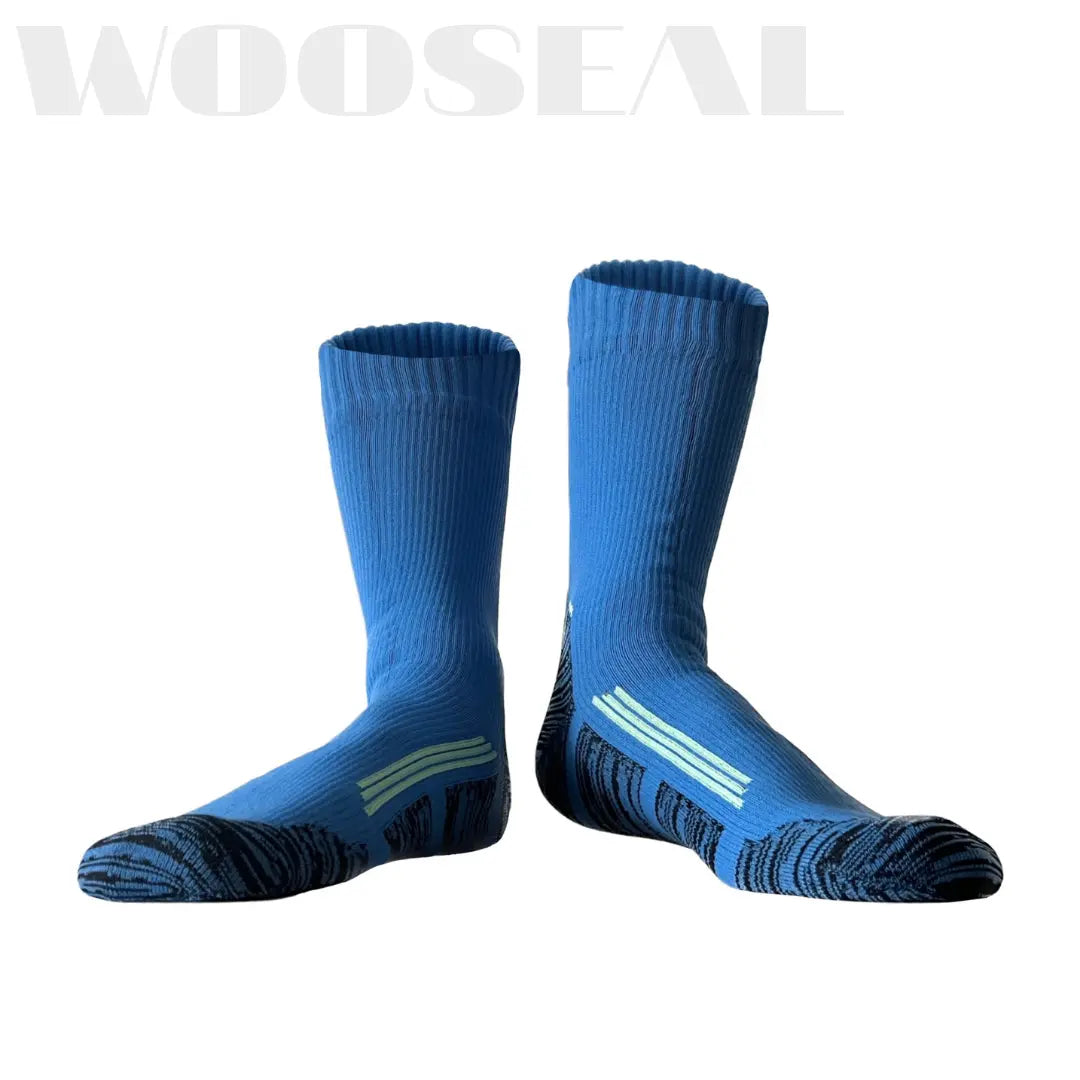 Unisex Crew Waterproof Socks - Ocean Blue