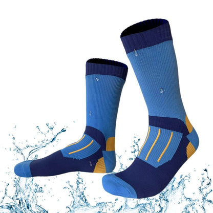 Unisex Crew Waterproof Socks - Blue